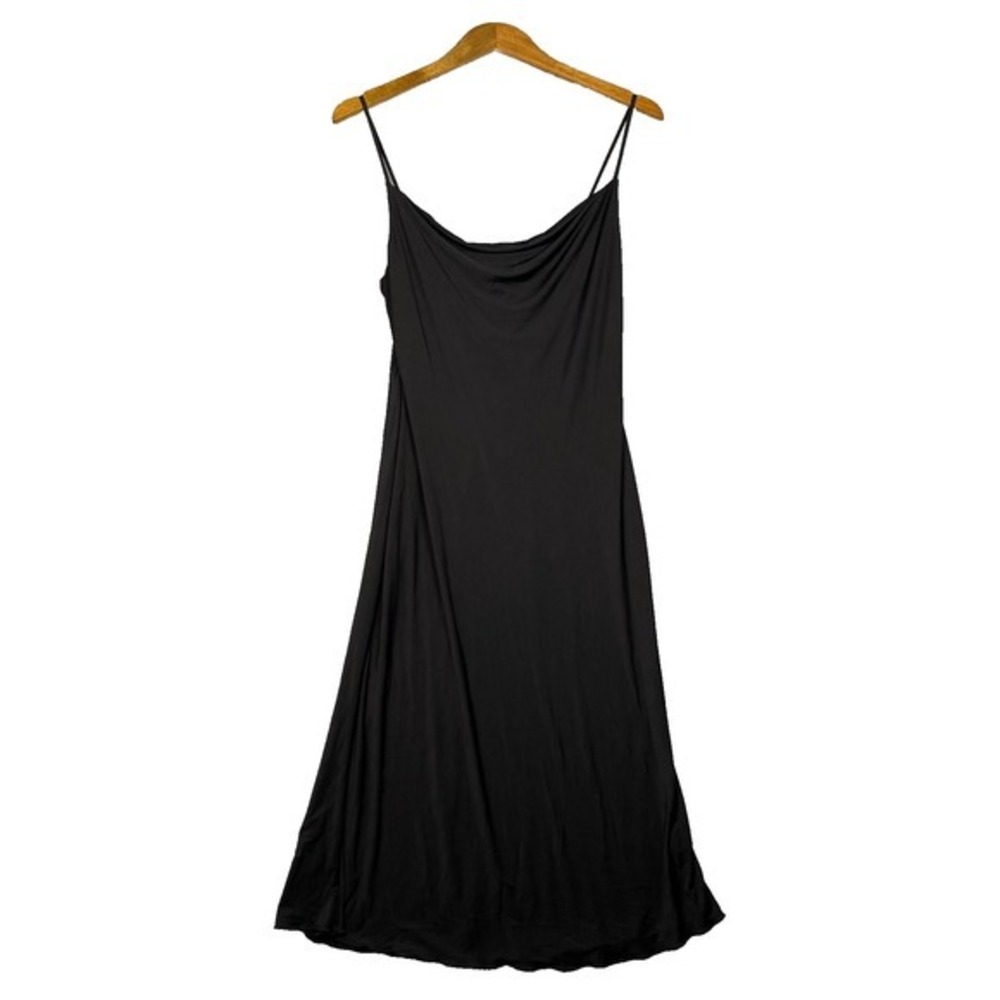 Sincerely Jules Slip Dress Womens M Black Y2K LBD Whimsigoth Witchy Vamp It Girl